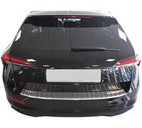 Recambo | Protector de Parachoques trasero | Compatible con Skoda Scala | a partir de 2018 | Acero Inoxidable Mate | Protección borde de carga