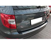 Recambo | Protector de Parachoques trasero | Compatible con Skoda Superb II Combi | 2010-2015 | Acero Inoxidable Cromado | Protección borde de carga