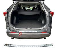 RECAMBO | Protector de Parachoques Trasero | Compatible con Toyota Rav4 V | a Partir de 2018 | Acero Inoxidable Cromado | Protección Borde de Carga
