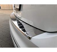 Recambo | Protector de Parachoques Trasero | Compatible con Volkswagen Tiguan II 2 y Allspace | a Partir de 2016 | Acero Inoxidable Cromado | Protección Borde de Carga