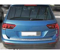 Recambo | Protector de Parachoques trasero | Compatible con Volkswagen Tiguan II 2 y Allspace | a partir de 2016 | Acero Inoxidable Mate | Protección borde de carga