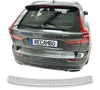 Recambo | Protector de Parachoques trasero | Compatible con Volvo XC60 II | a partir de 2017 | Acero Inoxidable Mate | Protección borde de carga