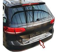 Recambo | Protector de Parachoques trasero | Compatible con VW Golf 7 Variant | 2013-2017| Acero Inoxidable Cromado | Protección borde de carga