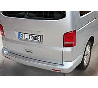 Recambo Protector parachoques trasero VW T5/T6 – Protección borde de carga – Acero inoxidable mate