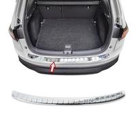 Recambo | Protector de Parachoques Trasero | Compatible con VW Taigo, Tipo CS | a Partir de 2021 | Acero Inoxidable Cromado | Protección Borde de Carga