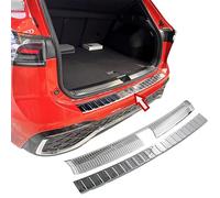 RECAMBO Protector de parachoques de acero inoxidable - apto para VW Tiguan III | CT1 | año de fabricación a partir de 2024 > Juego de 2 piezas en aspecto cromado pulido para parachoques interior y