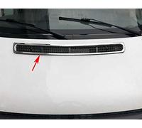 RECAMBO | Rejilla de ventilación capó | compatible para Ford Transit 6 Generación | 2006-2013 | parrilla acero inoxidable cromado | Embellecedor protector
