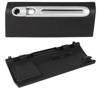 Recambo Tapa de guantera negra apta para Smart Fortwo 451 (2007-2015), aspecto original, grabación precisa, montaje fácil, materiales duraderos, reparación interior