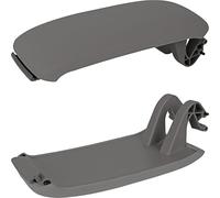 RECAMBO Tapa de repuesto para reposabrazos central para Audi A3 8P 2003 - 2013, color gris, ajuste robusto, aspecto de serie, mecanismo duradero, instalación rápida, reemplazo ideal en caso de defecto