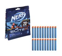 Recarga de 20 dardos NERF Elite 2.0 - 20 dardos de espuma oficiales Nerf Elite 2.0 - Compatible con todos los lanzadores Nerf que usan dardos Elite