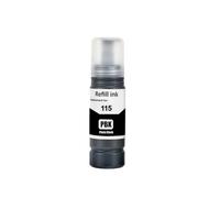 Recarga de Botella a Base de Agua de Color, Tinta a Granel 115 T07J 4X T115, Compatible con Suministros de Impresora L8160 L8180 para número de Pieza 115(1 Bottle PBK Ink)