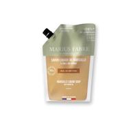 Recarga de jabón líquido de Marsella Miel de brezo 1 L | Aceite de oliva, manos y cuerpo, más del 98% de ingredientes de origen natural, procedencia francesa