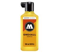Recarga de pintura acr lica MOLOTOW ONE4ALL Marcador de pintura ONE4ALL Amarillo Zinc Botella de 180 ml 1 unidad (692.006)