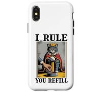 Recarga de repuesto para gatos, gato divertido, amante de los gatos Carcasa para iPhone X/XS