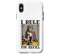 Recarga de repuesto para gatos, gato divertido, amante de los gatos Carcasa para iPhone X/XS