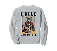 Recarga de repuesto para gatos, gato divertido, amante de los gatos Sudadera