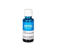 Recarga de Tinta Compatible con impresoras de inyección de Tinta GT52, GT53 y GT53XL, for Tanques de Tinta H-*0P 319/410/419 y Smart T-nk 500/508/511/515/518/519/530(1Bottle Cyan)