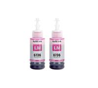 Recarga de Tinta de Tinte a Granel Compatible para L805 L850 L810 L800 L1800 Impresoras T673 T6731(2Bottle-LM)