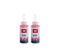 Recarga de Tinta de Tinte a Granel Compatible para L805 L850 L810 L800 L1800 Impresoras T673 T6731(2Bottle-M)