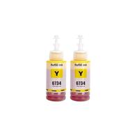 Recarga de Tinta de Tinte a Granel Compatible para L805 L850 L810 L800 L1800 Impresoras T673 T6731(2Bottle-Y)