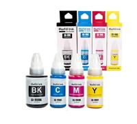 Recarga de Tinta GI190 GI-190 Compatible con Tinta de Color a Granel, Botella a Base de Agua GI 190 for impresoras C-Non Pi-ma G1100 G1110 G2110 G3110(3 Set 12PCS)