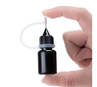Recarga de tinta para sello de tinta - Recarga de tinta para sello | Vistaprint 5 ML, Recambio de aceite de tinta negra para tampón, Accesorio de rodillo de sello multifuncional impermeable, producto