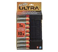 Recarga para Dardos Nerf Ultra 10 - Incluye cartuchera con Clip para 10 Dardos y 10 Dardos Oficiales Nerf Ultra - Solo Compatible con la Pistola Nerf Ultra Blaster.