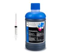 Recarga Universal de Tinta de 250 ml con Kit de inyector Compatible con Cartuchos C, no B y Otros T-nk Ci-S for impresoras D-skjet.(C 1PC)