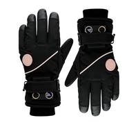 Recargable Heated, 28 cm poliéster eléctrico | 3 Niveles de Pantalla táctil de Invierno Trabajo Heated, para esquí, Snowboard, Motocicleta, en Hielo, Camping, Senderismo, Uso al Aire Libre