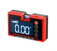 Recargable o funciona con pilas para mini nivel digital con fuerte respaldo magnético, garantiza una colocación estable durante el uso (A)