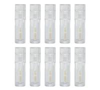 Recargable Tubo de Brillo Labial, Diseño Ligero de 2ml | Plástico transparente, portátil y duradero, adecuado para viajes y negocios.