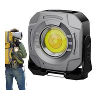 Recargable Work Light, 360° Rotatable Portable Light, Impermeable Adjustable Lighting Tool, LED Flood Lamp, Hands- Design for Building, t 9,8 x 9,3 x 4 cm