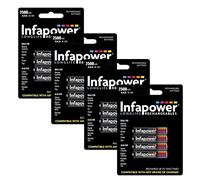 Recargables marca Infapower modelo Rechargeable AAA Ni-MH Batteries 550mAh - 4 Pack