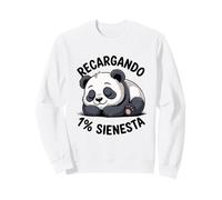RECARGANDO 1 Percent Siesta Panda Durmiendo Espalda Patas Sudadera