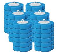 Recargas del Sistema de Limpieza de baño desechable, Cabezal de Cepillo para el Inodoro de 36 Piezas, reemplazo de Cepillo portátil de Forma Plana para baño de de de