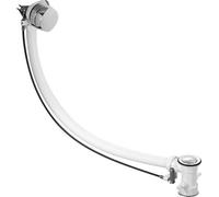 Recargo Duravit para desagüe y rebosadero Quadroval con caño de bañera, 1100 mm, cromo, 791207000001000