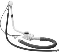 Recargo Duravit para desagüe y rebosadero Quadroval con caño de bañera, 725 mm, cromo, 791251000001000