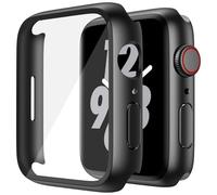 Recata - Protector de Pantalla de Cristal Templado para Reloj Inteligente Apple Watch Series 10 (2024) 46 mm, Carcasa Ultrafina, Resistente a los Arañazos para iWatch, Color Negro Mate