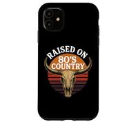 Recaudado en los años 80 Country Music Bull Vintage Retro Estilo Occidental Carcasa para iPhone 11