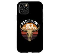 Recaudado en los años 80 Country Music Bull Vintage Retro Estilo Occidental Carcasa para iPhone 11 Pro