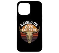 Recaudado en los años 80 Country Music Bull Vintage Retro Estilo Occidental Carcasa para iPhone 13 Pro Max