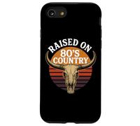 Recaudado en los años 80 Country Music Bull Vintage Retro Estilo Occidental Carcasa para iPhone SE (2020) / 7 / 8
