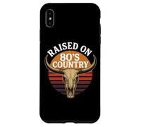Recaudado en los años 80 Country Music Bull Vintage Retro Estilo Occidental Carcasa para iPhone XS Max