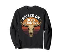Recaudado en los años 80 Country Music Bull Vintage Retro Estilo Occidental Sudadera