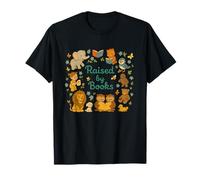 Recaudado por Libros Lectura de Animales Niños Diseño Camiseta