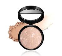 Reccisokz: Polvos Matificantes Resistentes Al Agua Y Al Polvo, De Larga DuracióN; Polvos Sueltos Para Maquillaje Profesional; Finos Y Transpirables; Efecto Natural (Beige Claro)