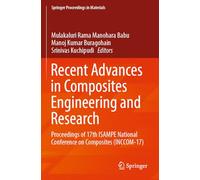 Recent Advances in Composites Engineering and Research: Proceedings of 17th ISAMPE National Conference on Composites (INCCOM-17): 39 (Springer Proceedings in Materials, 39)