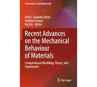 Recent Advances on the Mechanical Behaviour of Materials: Computational Modelling, Theory, and Experiments: 462 (Lecture Notes in Civil Engineering)