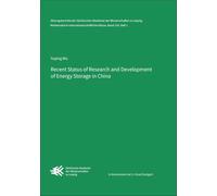 Recent Status of Research and Development of Energy Storage in China: Band 134.1