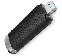 Recepción WiFi más potente, adaptador WiFi USB 3.0 AC1300 Mbps, mejora la conectividad de tu PC de escritorio y portátil con antenas WiFi duales